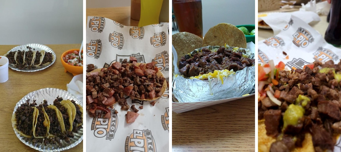 Tacos El Pio Menu
