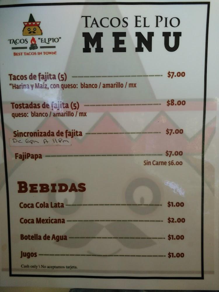 Tacos El Pio Menu image 4